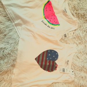 NWT. 2 tank tops. Girls.